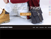 Tablet Screenshot of licence71195.com
